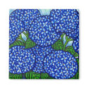 Funky Floral Hydrangea Magnet by LisaLorenzPaintings Funky Floral Hydrangea Magnet