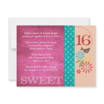 Funky Floral Invitation by KrispysKingdom Funky Floral Invitation