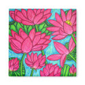 Funky Floral - Lotus Magnet