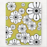 Funky Floral Mousepad mousepads