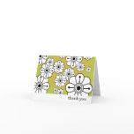 Funky Floral Thank You Notecards