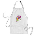 Funky Flower Abstract Illustration aprons