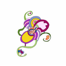 Funky Flower Abstract Illustration photo sculptures by RLMdesignes Funky Flower Abstract Illustration photo sculptures