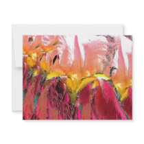 Funky Flower invitations by morgansattic Funky Flower invitations