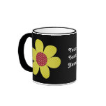 funky flower mugs