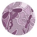 Funky Flower Stickers by littleamylee Funky Flower Stickers