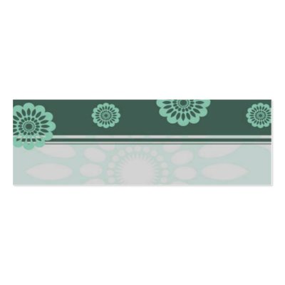 FUNKY FLOWERS BUSINESS CARD TEMPLATES by trish1968
