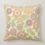 Funky Flowers (Cream) pillows