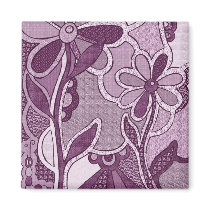 Funky Flowers Magnet by littleamylee Funky Flowers Magnet