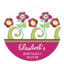 Funky Flowers Stickers by babydio Funky Flowers Stickers
