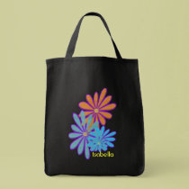 Funky Flowers Tote Bag by littlewingdesign Funky Flowers Tote Bag
