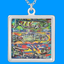 Funky Folk Fish 9,10,18 necklaces