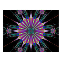 Funky Fractal Poster posters