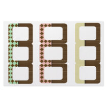 Funky Frames Scrapbooking Embellishment stationery