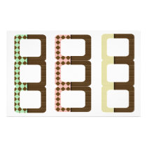 Funky Frames Scrapbooking Embellishment stationery