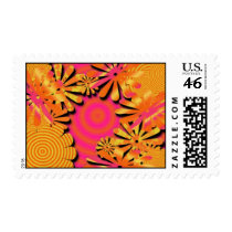 funky fresh floral postage by lissame73 funky fresh floral postage