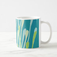 Funky Fresh Grasses Design Coffee Mug