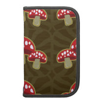 Funky Fungi 70's Retro Mushrooms Folio Planner