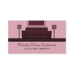 Funky Furniture Business Card, Burgundy