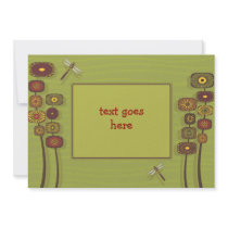 Funky Garden Invitation