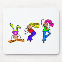 Funky Girls Mouse Pads