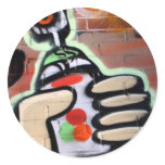 funky graffiti designs sticker