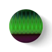 Funky Green Diamonds Personalized Button