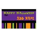 Funky Halloween Gift Tag business cards