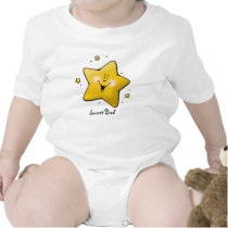 Funky Happy Star Sweet Bud Baby / Creeper t-shirts by DesignIt Funky Happy Star Sweet Bud Baby / Creeper t-shirts