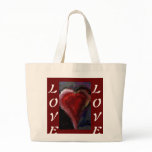 Funky Heart &amp; Love - Romantic tote bag