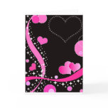 Funky hearts - Card