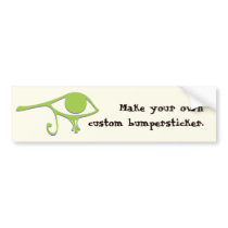 Funky Lime Purple Wedjet bumper stickers by ShovelTest Funky Lime Purple Wedjet bumper stickers