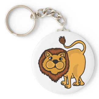 Funky Lion Art Cartoon