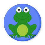 Funky little frog pond fridge magnets