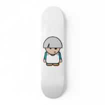 funky man skateboard