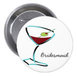 funky martini aqua buttons