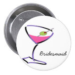 funky martini purple buttons