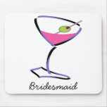 funky martini purple mousepads
