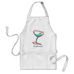 Funky martini red Bridesmaid Favors aprons