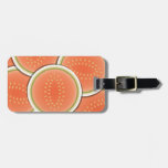 Funky melons luggage tag