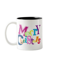 Funky Merry Christmas Coffee Mug