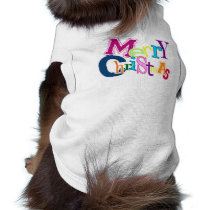 Funky Merry Christmas Dog Clothing