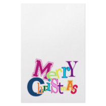 Funky Merry Christmas stationery