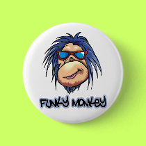 Funky Monkey buttons by tshirtfun Funky Monkey buttons