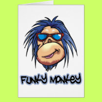Funky Monkey cards by tshirtfun Funky Monkey cards
