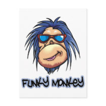 Funky Monkey postcards by tshirtfun Funky Monkey postcards
