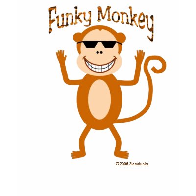 Funky Monkey T-shirt by slamdunksapparel