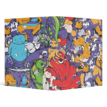 funky monster mayhem version 2 vinyl binder