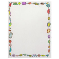 Funky Necklace Stationery letterhead