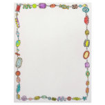 Funky Necklace Stationery Personalized Letterhead
